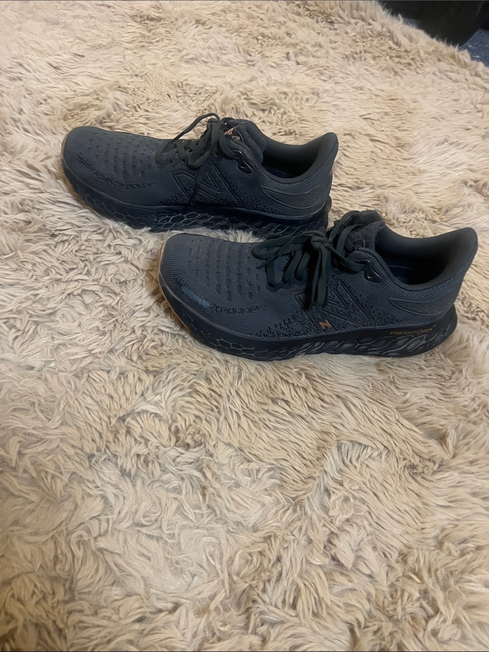 New Balance Women’s Fresh Foam 1180 Athletic Shoes - Black with Gum Accent - Picture 7 of 7